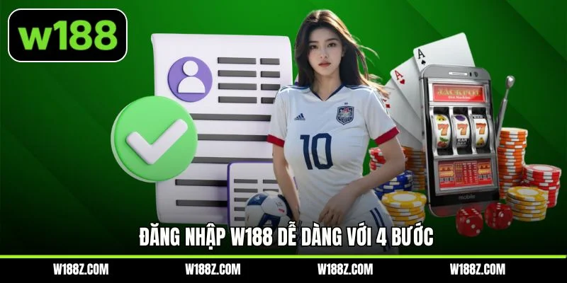 Đăng nhập W188 dễ dàng với 4 bước
