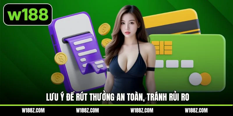 Lưu ý để rút thưởng an toàn, tránh rủi ro