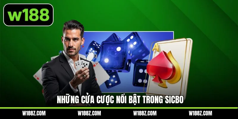 Những cửa cược nổi bật trong sicbo